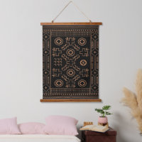 Raíces doradas: Elegancia marroquí negra y tribal