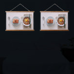 Tapiz Con Marco De Madera ramen que hace agua la boca<br><div class="desc">Este es el kimchi coreano y Shin Ramyun. Filmado con sensibilidad coreana.</div>