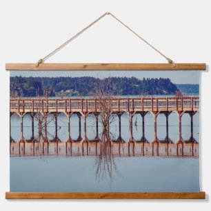 Tapiz Con Marco De Madera Reflexionar juntos