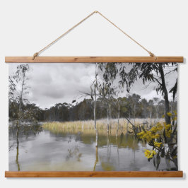 Tapiz Con Marco De Madera Reflexiones bajo los cielos grises