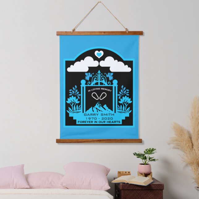 Tapiz Con Marco De Madera Regalo conmemorativo del alpinista (Dormitorio)