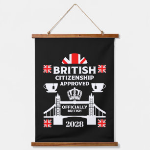 Tapiz Con Marco De Madera Regalos de ciudadanía británica