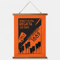 Regatta del río Támesis - Remo estilo retro vintag