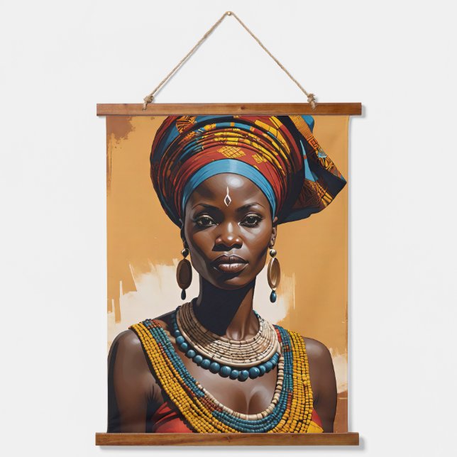 Tapiz Con Marco De Madera Reina 1 (Anverso)