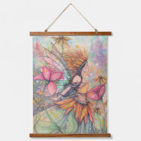 Reina de Verano Hada Floral Fantasía Arte