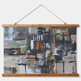 Tapiz Con Marco De Madera Resiliencia