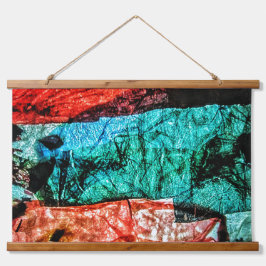 Tapiz Con Marco De Madera Resumen de tapiz de madera de tiras de madera coro