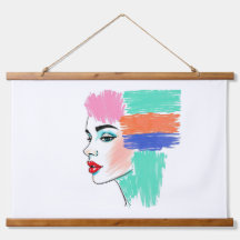 Resumen del tapiz de mujeres de arte pop