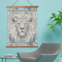 Retrato de león Mosaic Art