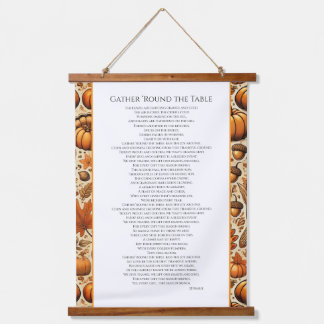 Tapiz Con Marco De Madera Reunirse alrededor de la mesa