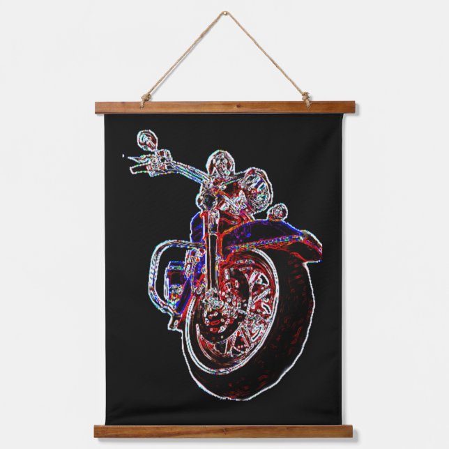 Tapiz Con Marco De Madera "Ride" (Anverso)