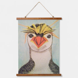Tapiz Con Marco De Madera Rock Hopper Penguin