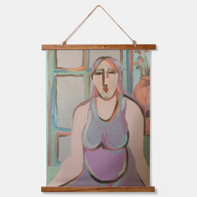 Tapiz Con Marco De Madera Roger Photo (Anverso)