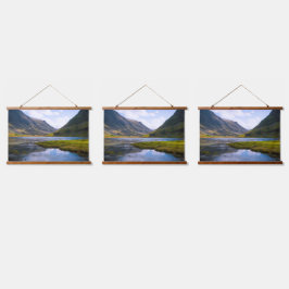 Tapiz Con Marco De Madera sabiduría de la naturaleza, montaña