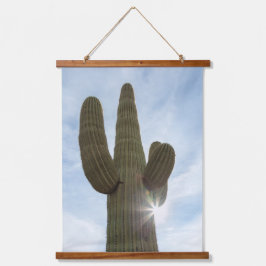 Tapiz Con Marco De Madera Saguaro