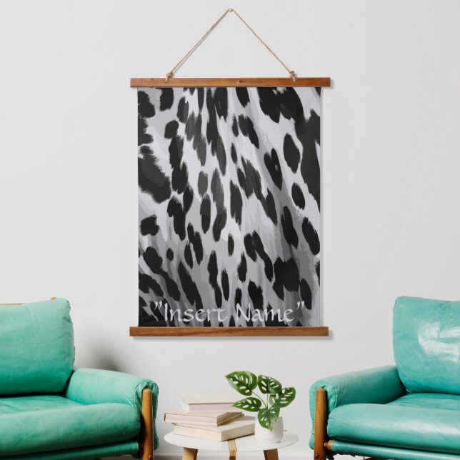 Tapiz Con Marco De Madera Sal y pimienta escondidas (Sala de estar)