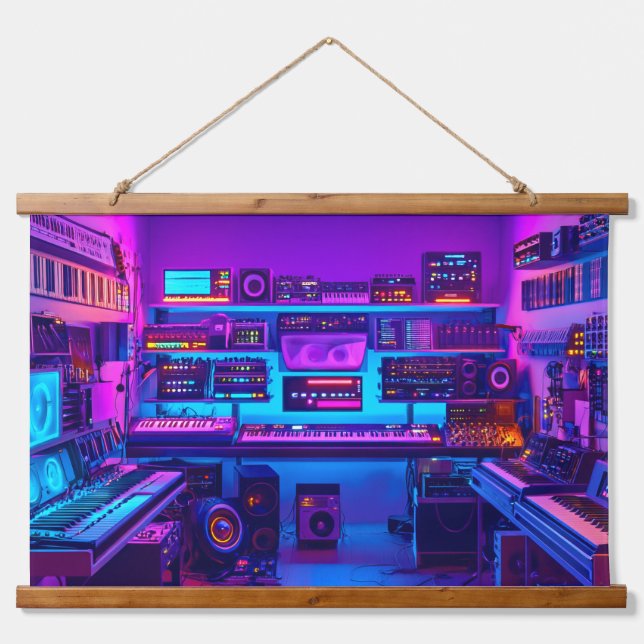 Tapiz Con Marco De Madera Sala De Música (Anverso )