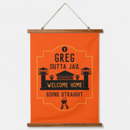 Tapiz Con Marco De Madera Salir De La Cárcel De Prisión