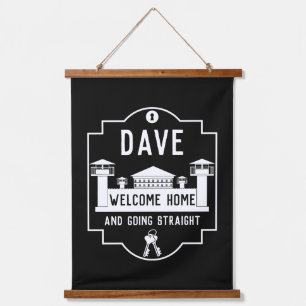 Tapiz Con Marco De Madera Salir De La Cárcel De Prisión