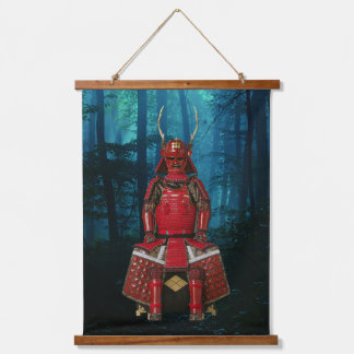 Tapiz Con Marco De Madera Sanada Yukimura Samurai Armor Wall Tapestry