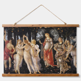 Tapiz Con Marco De Madera Sandro Botticelli - La Primavera
