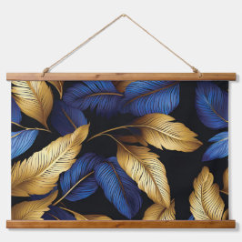 Tapiz Con Marco De Madera sapphire Starlit Symphony Botanical