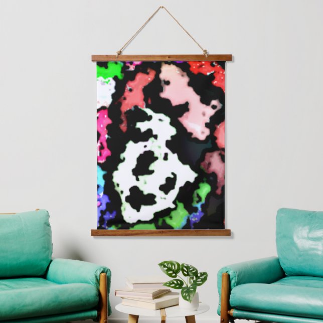 Tapiz Con Marco De Madera Sappy MF: The Invisible Smile (Sala de estar)