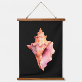 Tapiz Con Marco De Madera Seashell Wall Tapestry