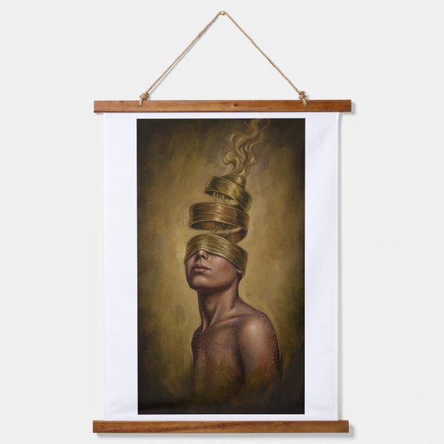 Tapiz Con Marco De Madera Self-Facing (Anverso)