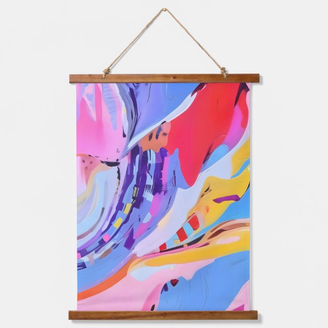 Tapiz Con Marco De Madera Sentimientos que se han vuelto salvajes (Anverso)