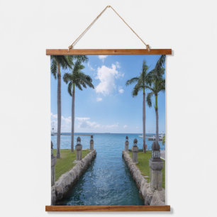 Tapiz Con Marco De Madera Serene Aruba Waterways