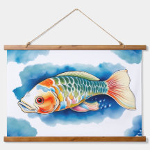 Serie de Acuarela: Peces Koi