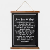 Siete Leyes De Mágico Blanco Y Negro