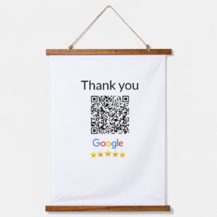 Tapiz Con Marco De Madera Simple código qr minimalista agregar logo escanear