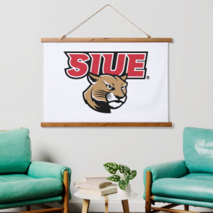 Tapiz Con Marco De Madera SIUE Cougars