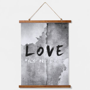 Tapiz Con Marco De Madera SlipperyJoe love no tiene ninguna raza de color en