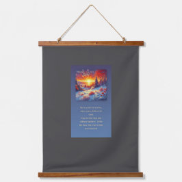 Tapiz Con Marco De Madera Solsticio de invierno