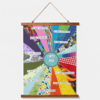 Tapiz Con Marco De Madera Soy yo - Afirmaciones positivas