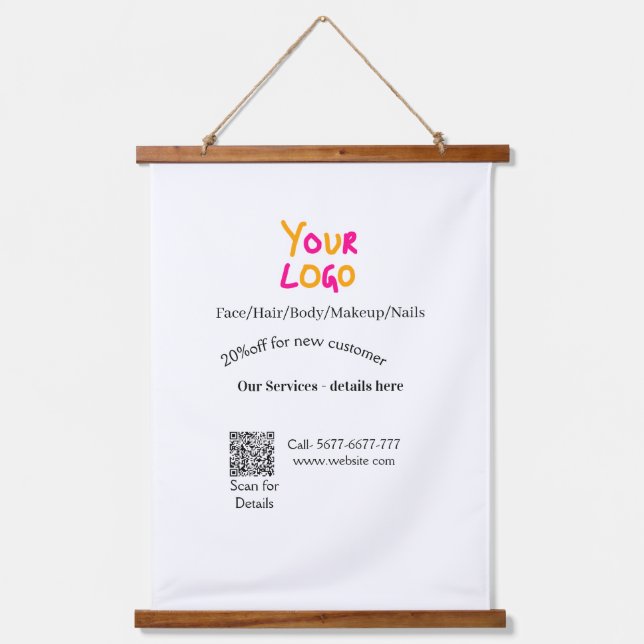 Tapiz Con Marco De Madera Spa massage salon discount offer services contact  (Anverso)