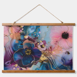 Tapiz Con Marco De Madera Sparkling Blossom Couture Botanical