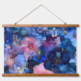 Tapiz Con Marco De Madera Sparkling Blossom Couture Botanical