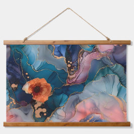 Tapiz Con Marco De Madera Sparkling Blossom Couture Botanical