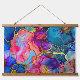 Tapiz Con Marco De Madera Sparkling Blossom Couture Botanical