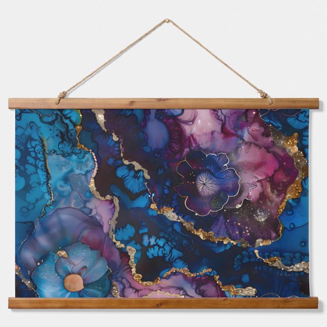 Tapiz Con Marco De Madera Sparkling Blossom Couture Botanical (Anverso )