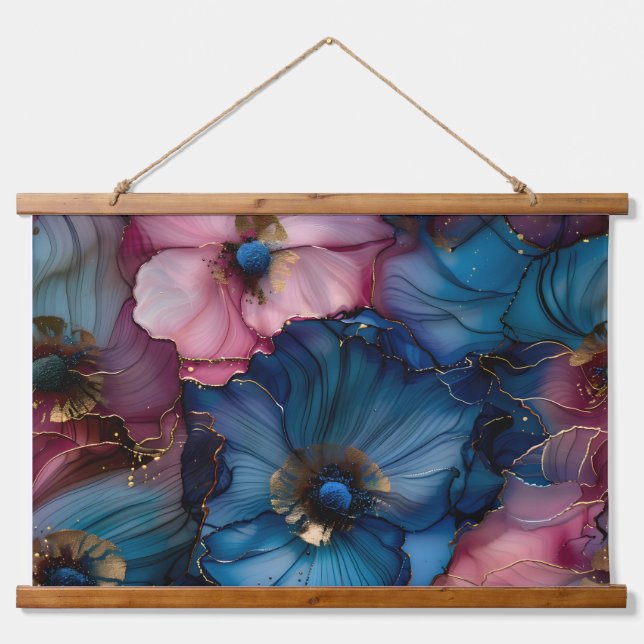 Tapiz Con Marco De Madera Sparkling Blossom Couture Botanical (Anverso )