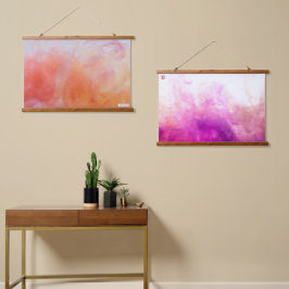 TAPIZ CON MARCO DE MADERA SPAZIO CASA WALL TAPESTRY