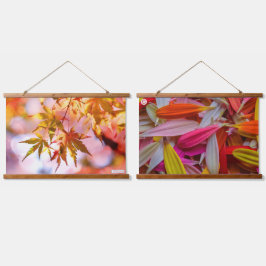 TAPIZ CON MARCO DE MADERA SPAZIO CASA WALL TAPESTRY