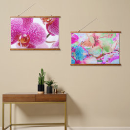 TAPIZ CON MARCO DE MADERA SPAZIO CASA WALL TAPESTRY