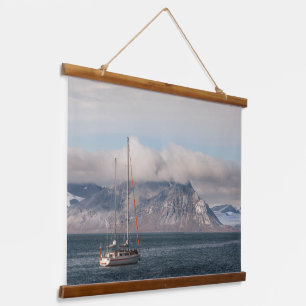 Tapiz Con Marco De Madera Spitsbergen Svalbard