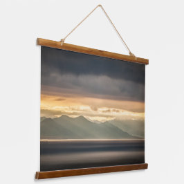 Tapiz Con Marco De Madera Spitsbergen Svalbard